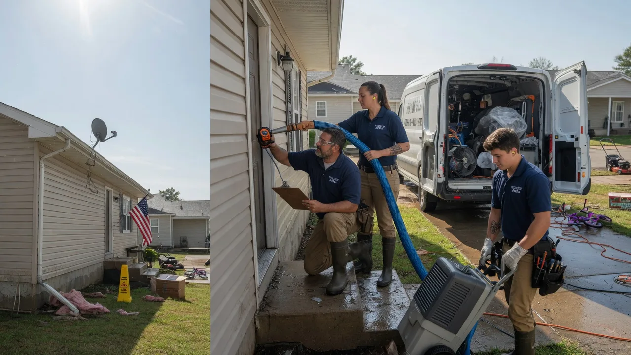 Ceiling Water Damage Restoration in Evening Shade, AR near me